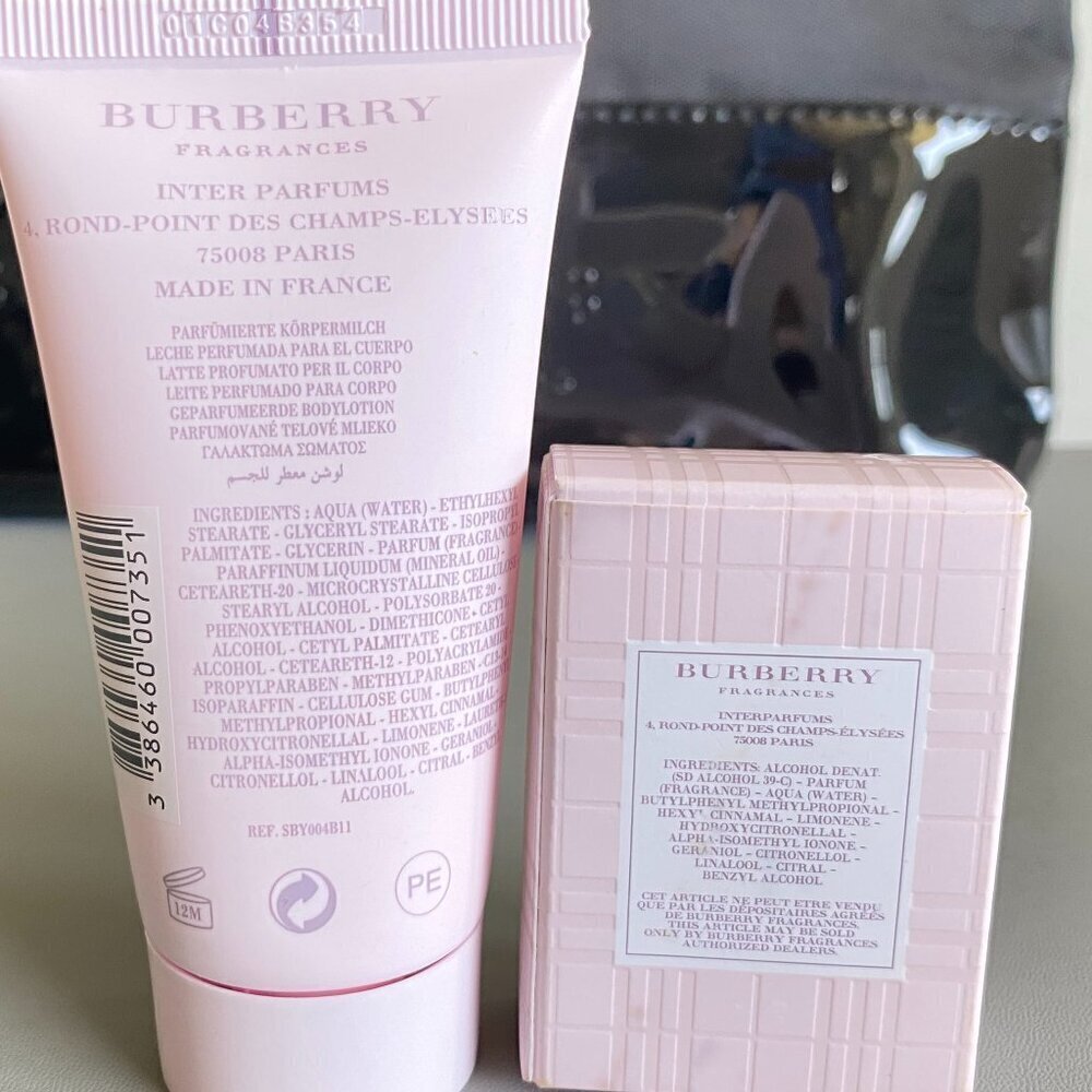 Burberry Brit Sheer Lotion EDT & Cosmetic Pouch Bundle​​​​ - Picture 4 of 8